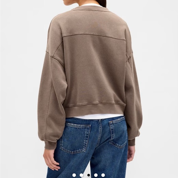 GAP VintageSoft Wedge Crewneck Sweatshirt - size small - Picture 3 of 10